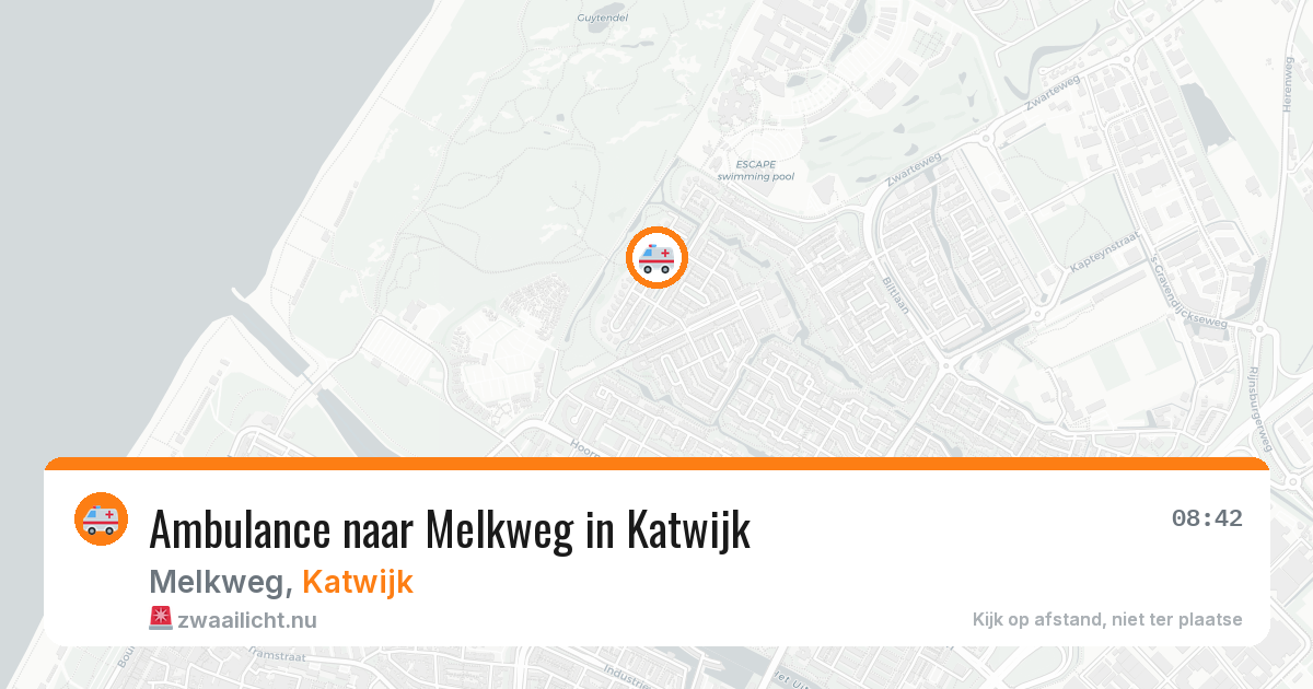 Ambulance naar Melkweg in Katwijk — 15 jul 2026