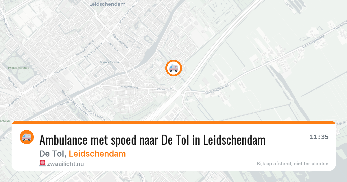 Ambulance met spoed naar De Tol in Leidschendam — 23 jan 2026