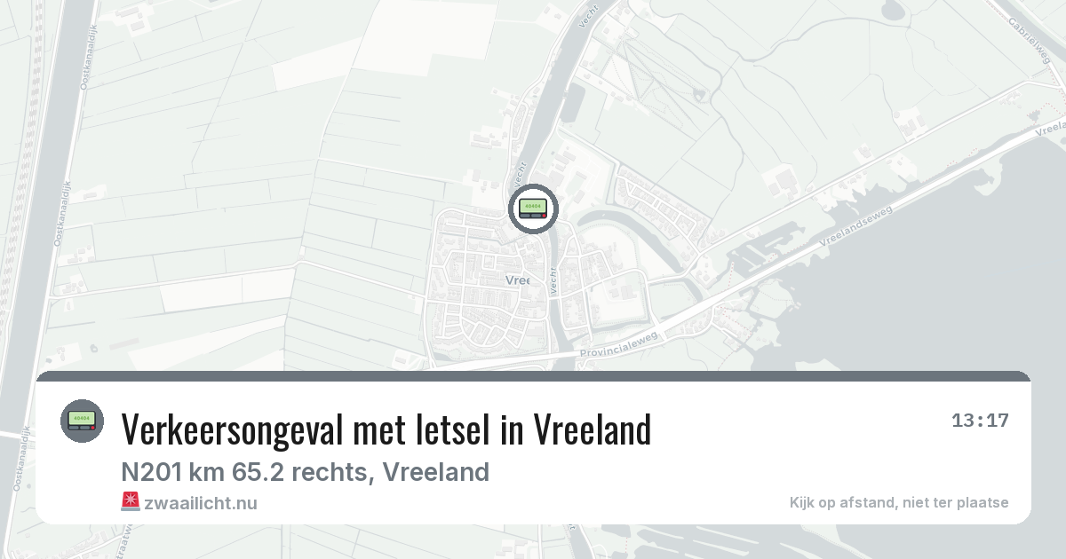 Verkeersongeval met letsel in Vreeland — 4 mrt 2026