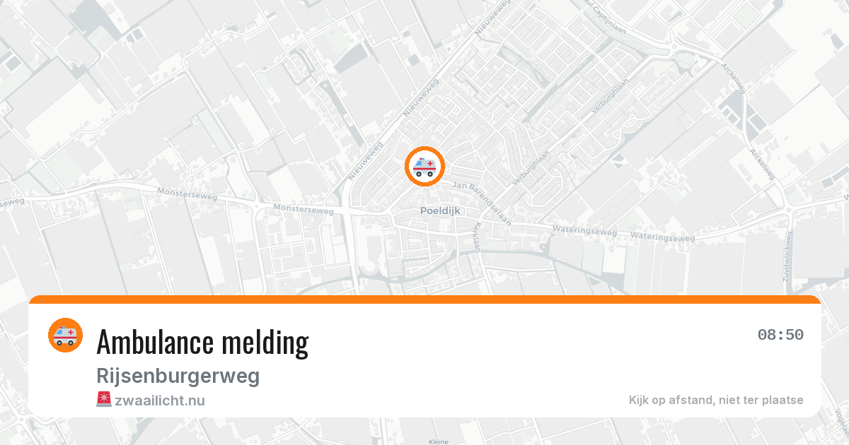 Ambulance melding — 22 mei 2026