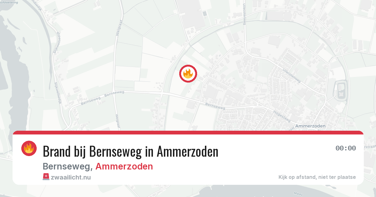 Brand bij Bernseweg in Ammerzoden — 24 jul 2026