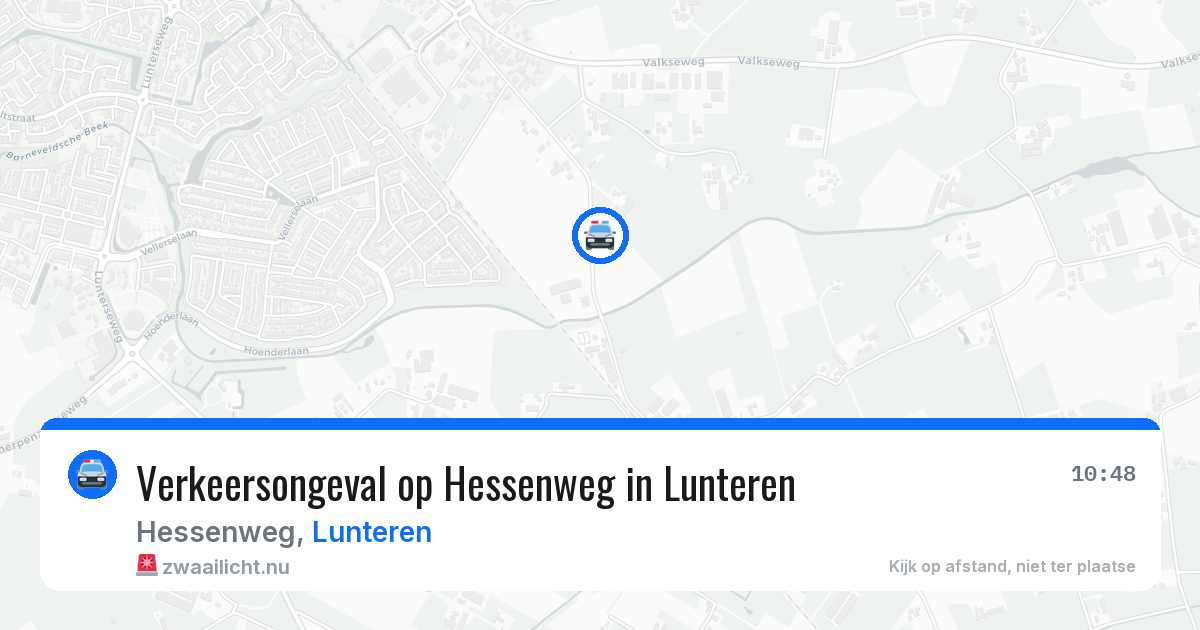 Verkeersongeval op Hessenweg in Lunteren — 25 jul 2026