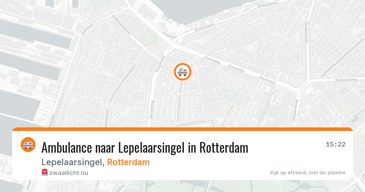 Ambulance naar Lepelaarsingel in Rotterdam — 28 mei 2026