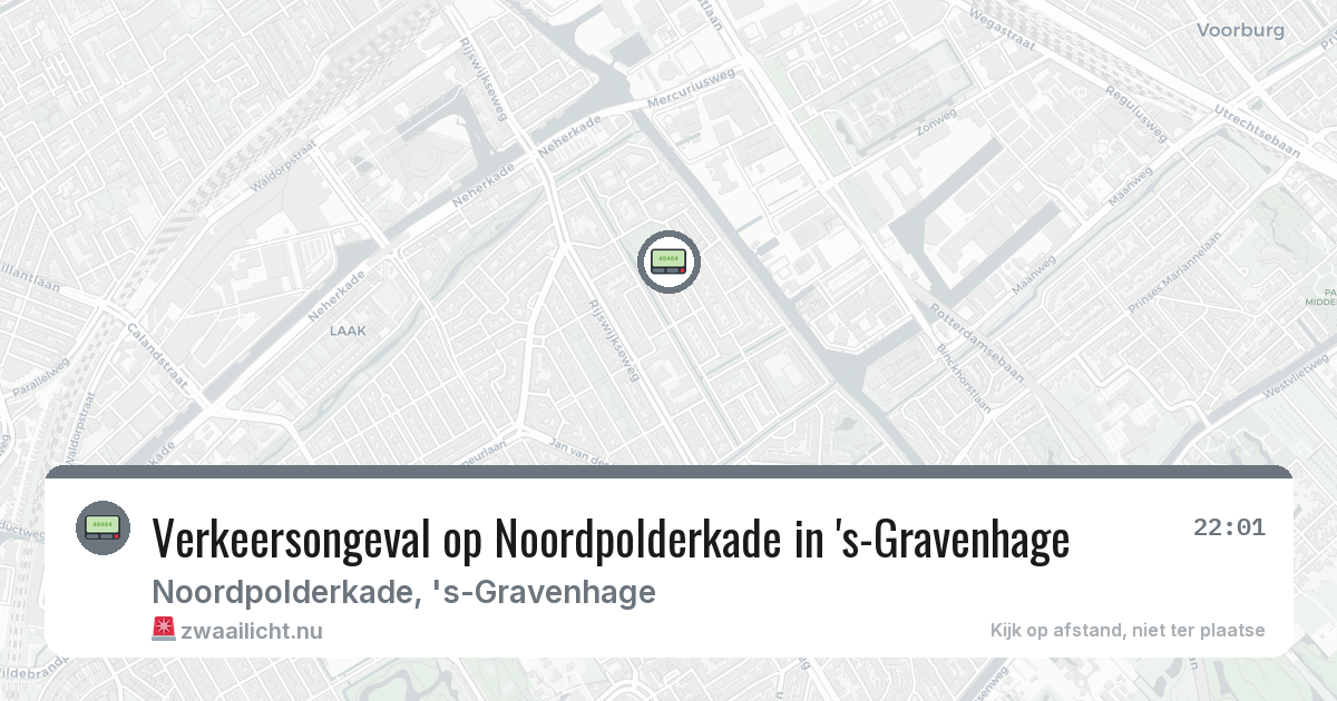 Verkeersongeval op Noordpolderkade in 's-Gravenhage — 11 feb 2026