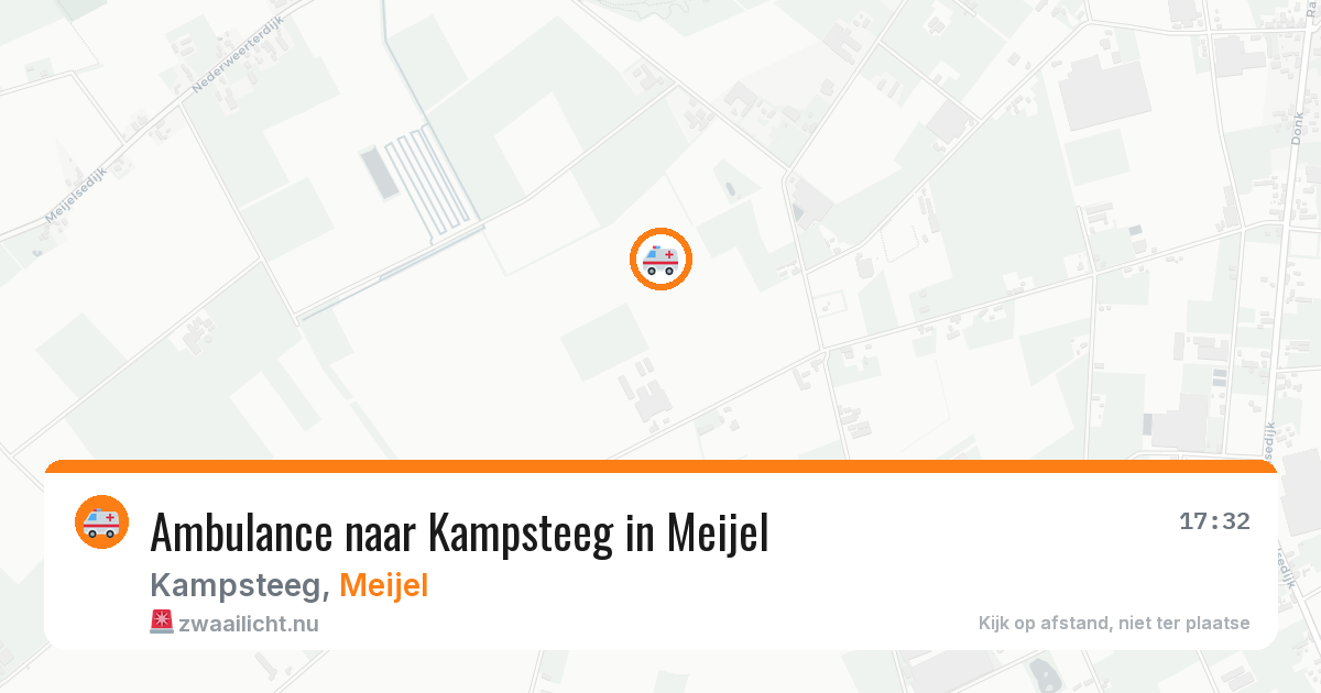 Ambulance naar Kampsteeg in Meijel — 9 jul 2026
