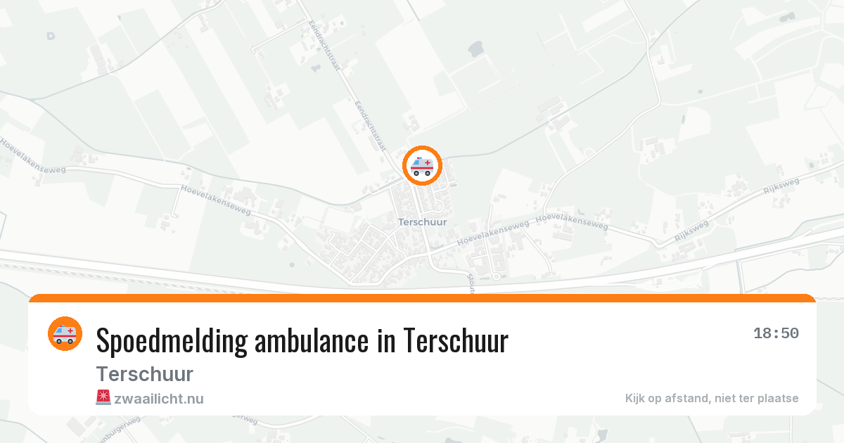 Spoedmelding ambulance in Terschuur — 19 jan 2026