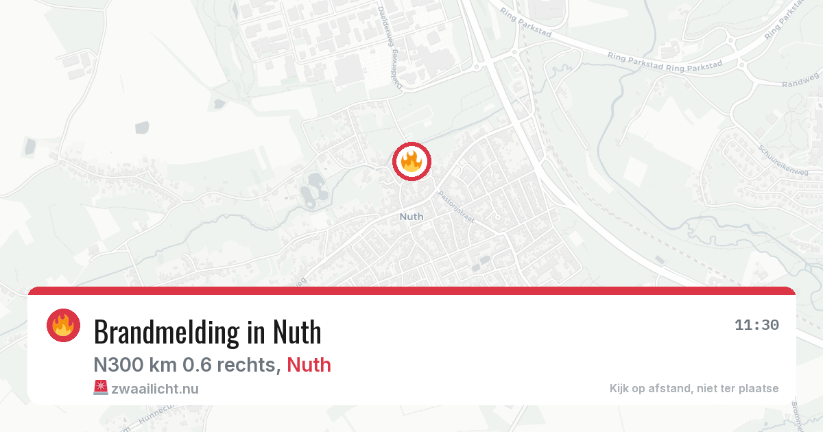 Brandmelding in Nuth — 30 mei 2026