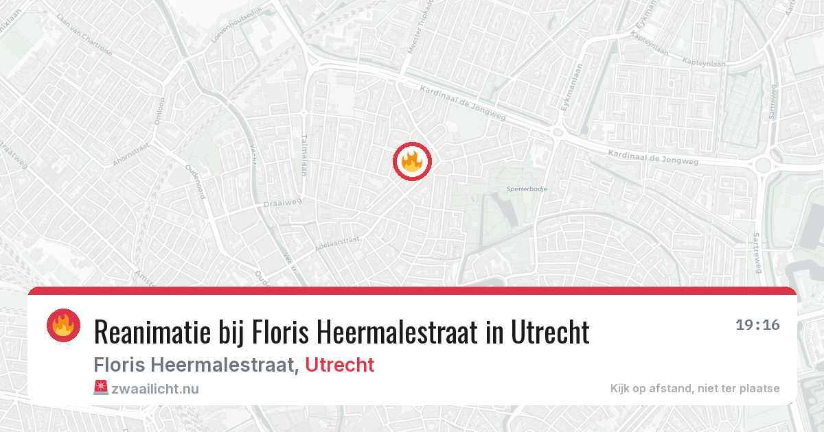 Reanimatie bij Floris Heermalestraat in Utrecht — 8 mei 2026