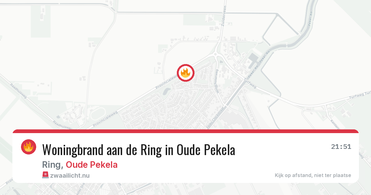Woningbrand aan de Ring in Oude Pekela — 12 apr 2026