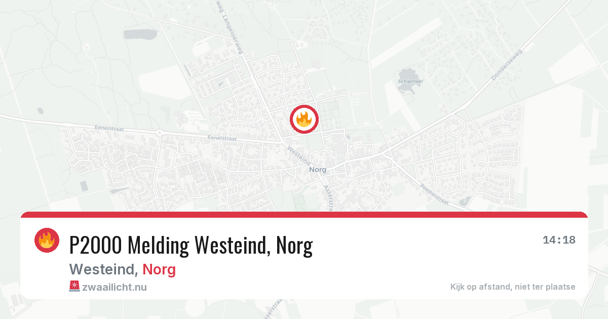 P2000 Melding Westeind, Norg — 7 jun 2026