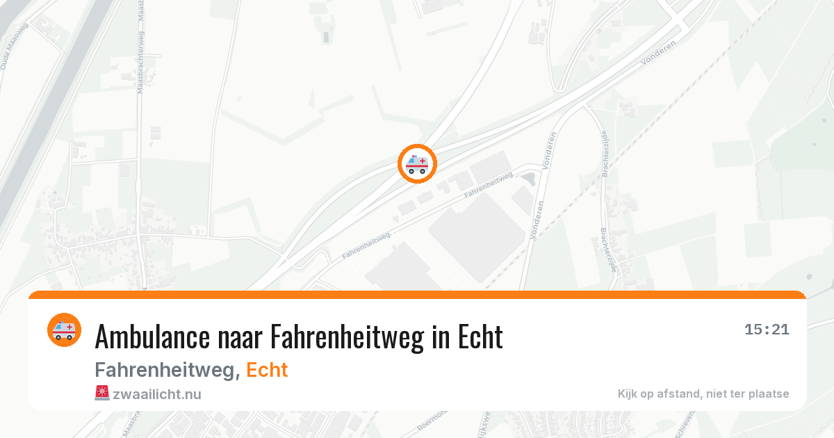 Ambulance naar Fahrenheitweg in Echt — 31 mrt 2026