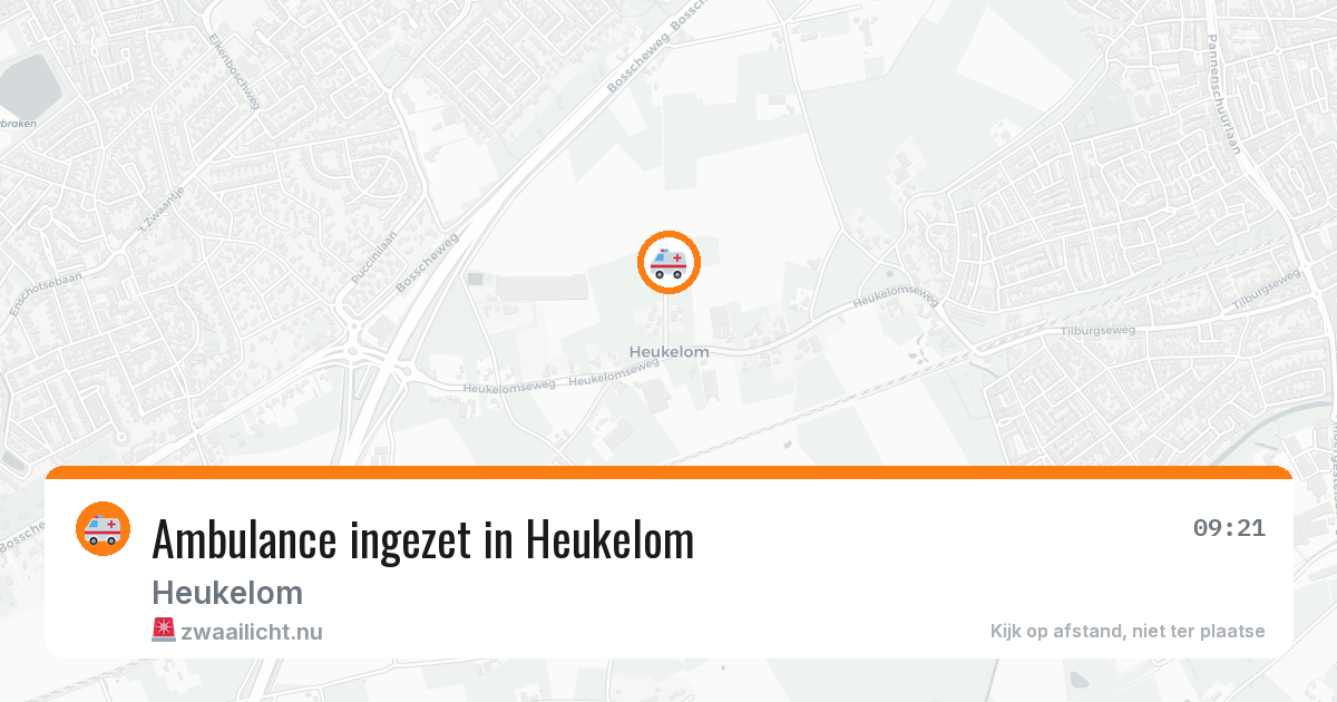 Ambulance ingezet in Heukelom — 24 jul 2026