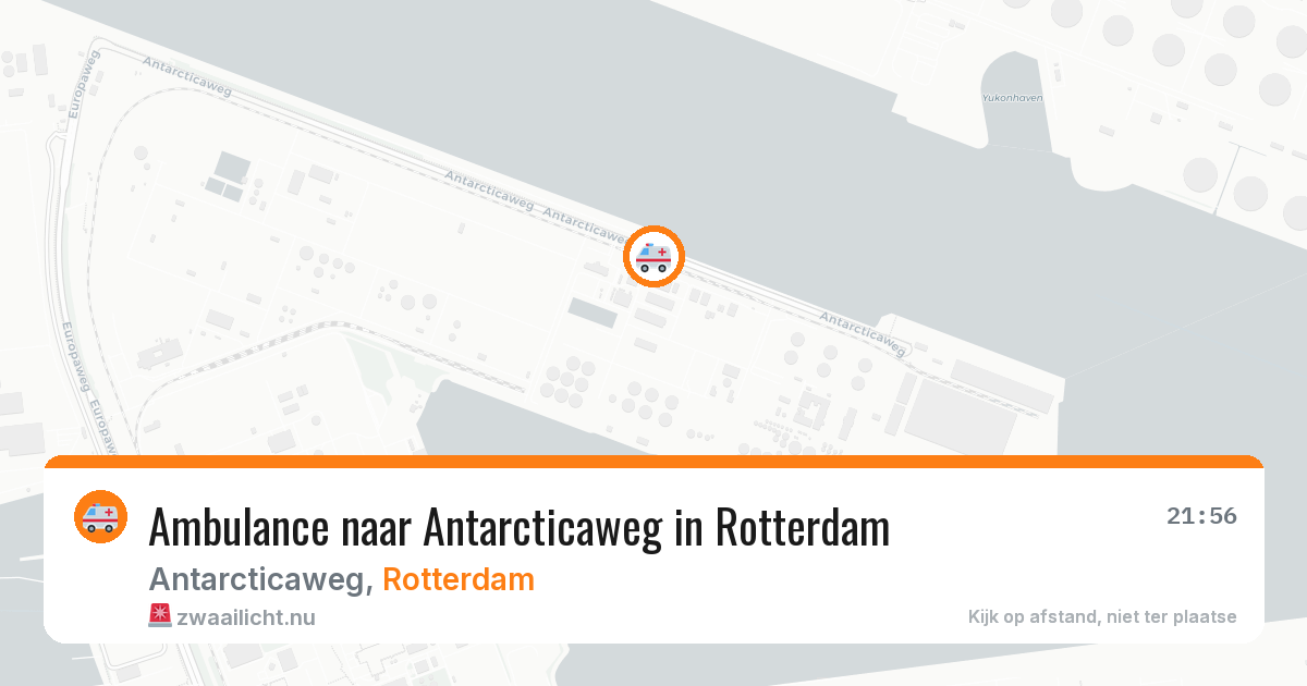 Ambulance naar Antarcticaweg in Rotterdam — 26 jul 2026