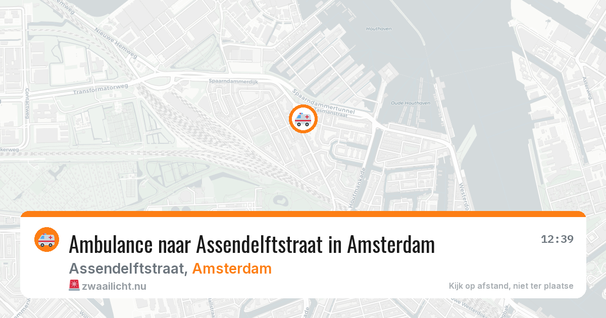 Ambulance naar Assendelftstraat in Amsterdam — 29 mei 2026