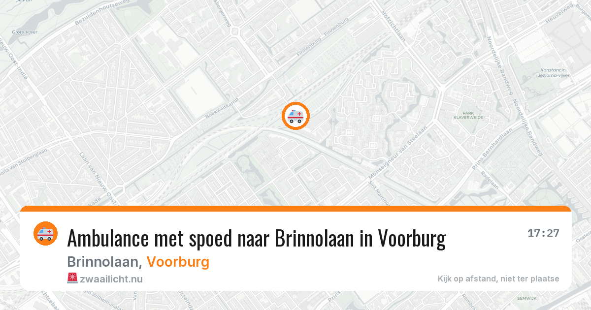 Ambulance met spoed naar Brinnolaan in Voorburg — 26 jan 2026