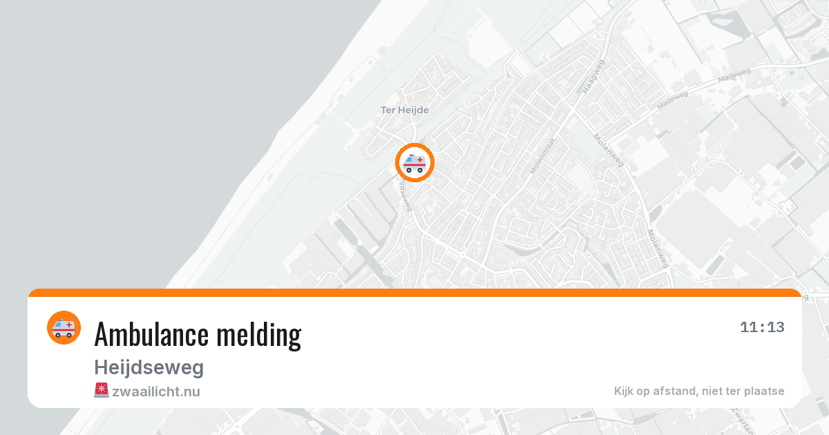 Ambulance melding — 25 jul 2026