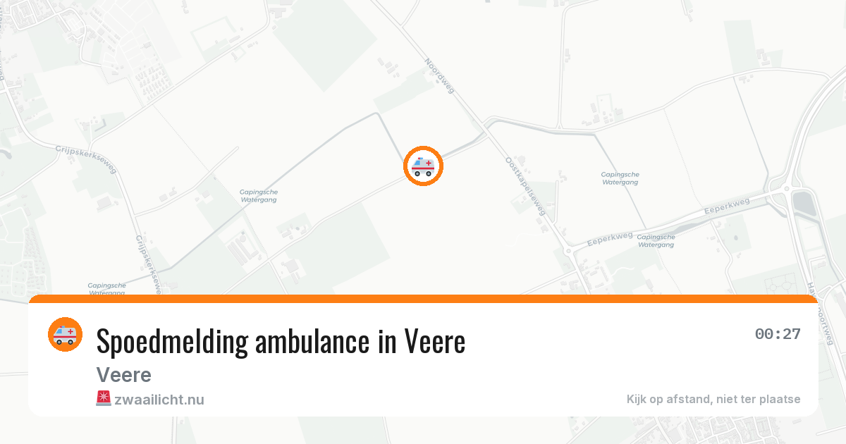 Spoedmelding ambulance in Veere — 13 jul 2026