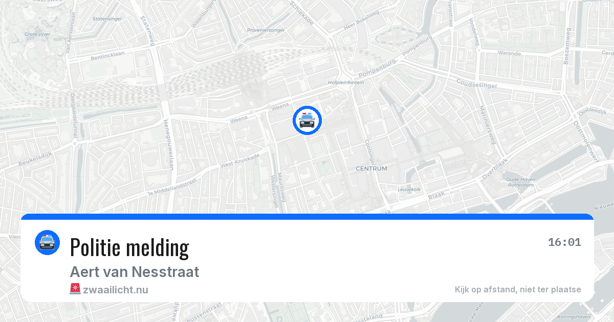 Politie melding — 26 mrt 2026