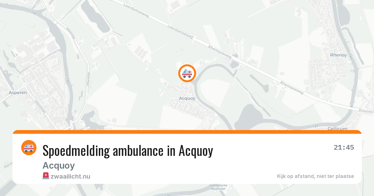 Spoedmelding ambulance in Acquoy — 12 jun 2026