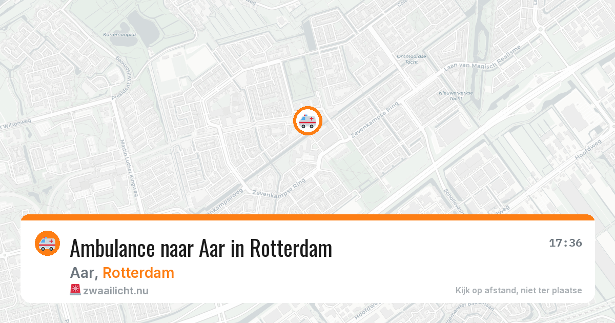 Ambulance naar Aar in Rotterdam — 20 jul 2026