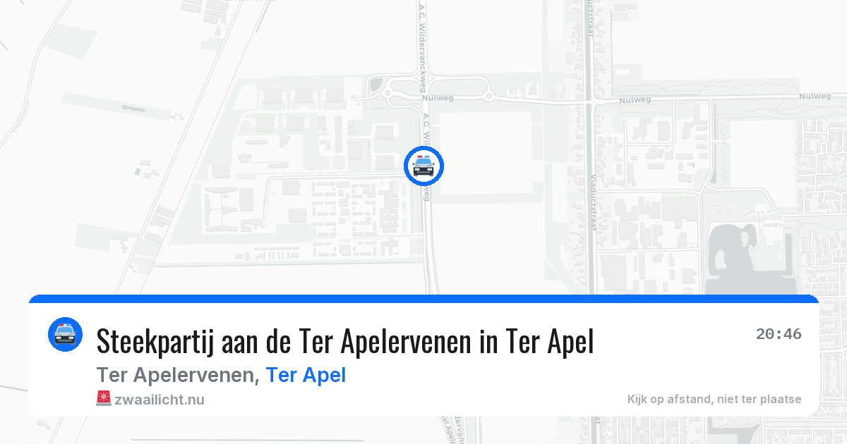 Steekpartij aan de Ter Apelervenen in Ter Apel — 7 jul 2026