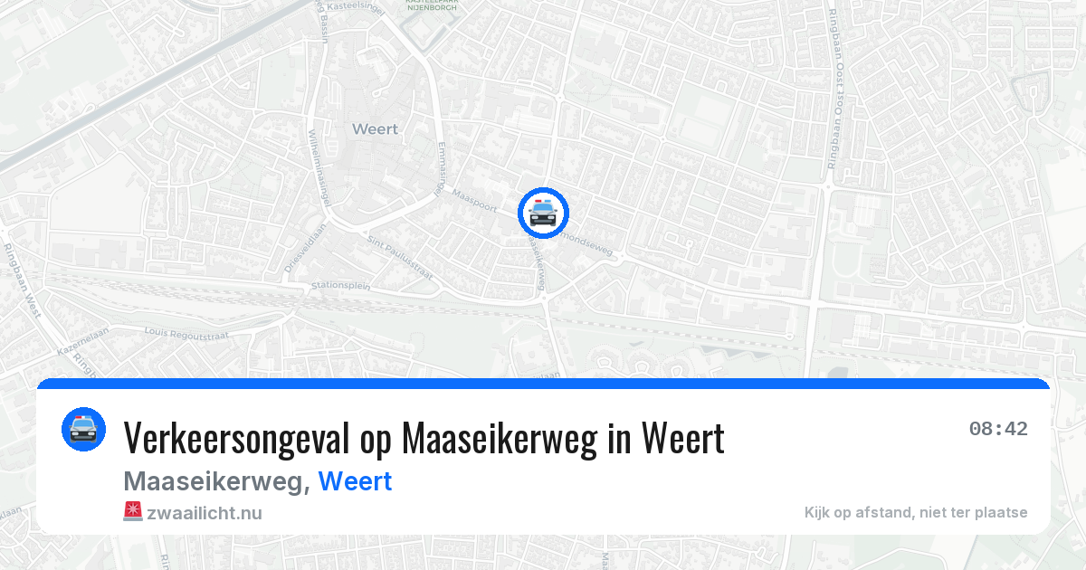 Verkeersongeval op Maaseikerweg in Weert — 12 feb 2026