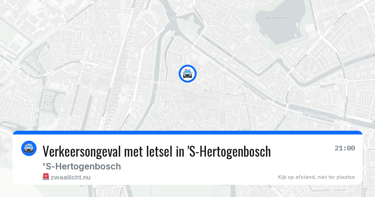 Verkeersongeval met letsel in 'S-Hertogenbosch — 11 apr 2026