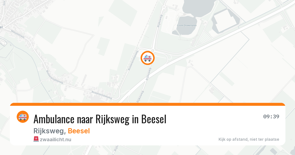 Ambulance naar Rijksweg in Beesel — 11 jul 2026