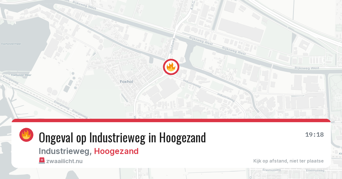Ongeval op Industrieweg in Hoogezand — 19 mei 2026