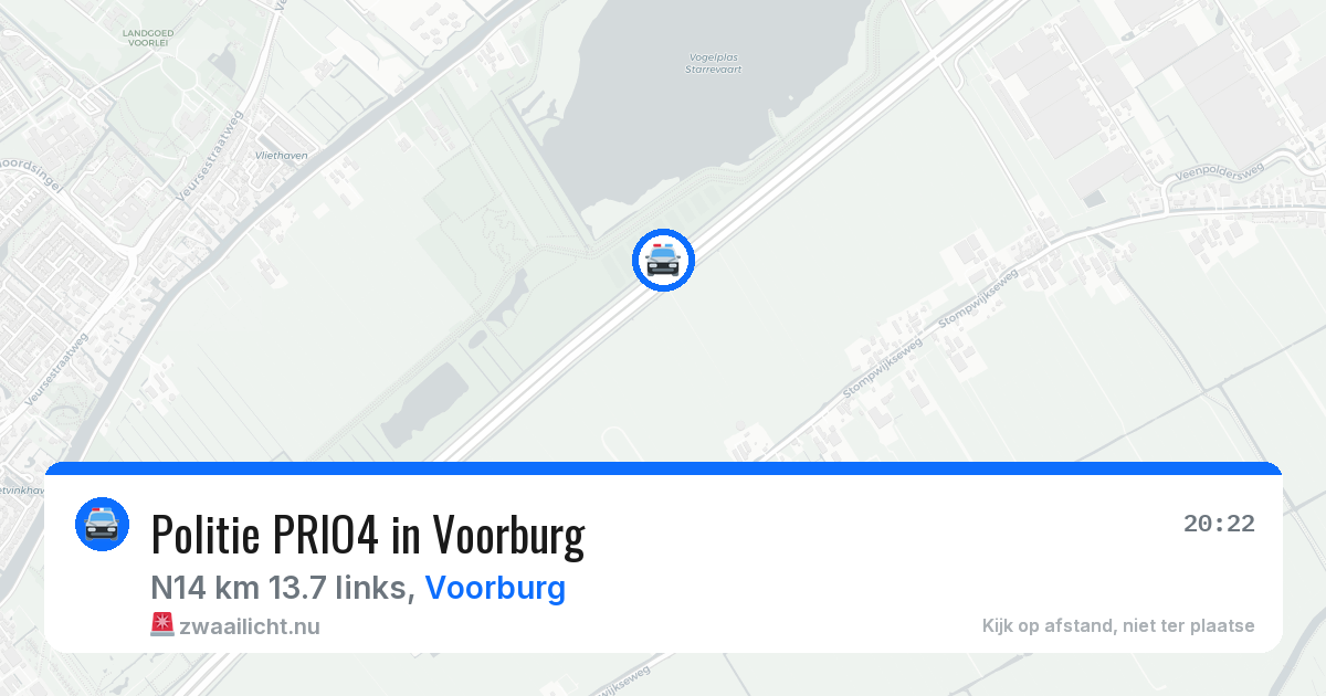 Politie PRIO4 in Voorburg — 16 mrt 2026 | 🚨 Zwaailicht.nu