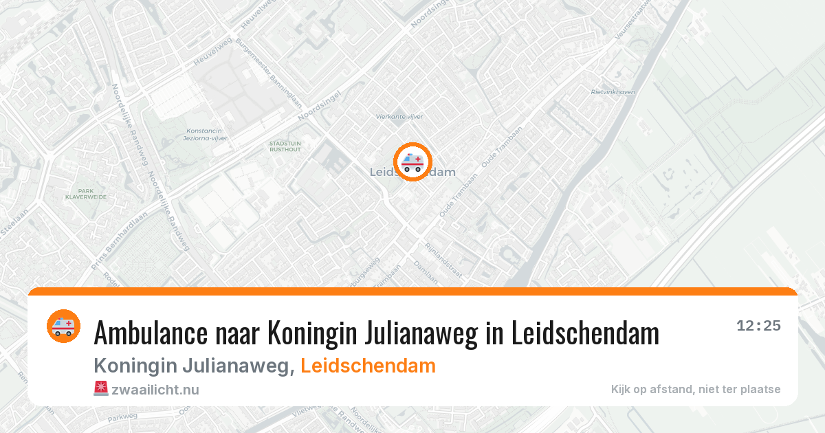 Ambulance naar Koningin Julianaweg in Leidschendam — 5 mei 2026