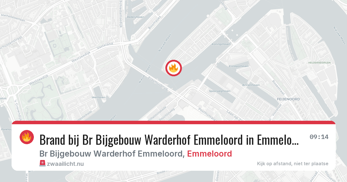 Brand bij Br Bijgebouw Warderhof Emmeloord in Emmeloord — 7 mei 2026