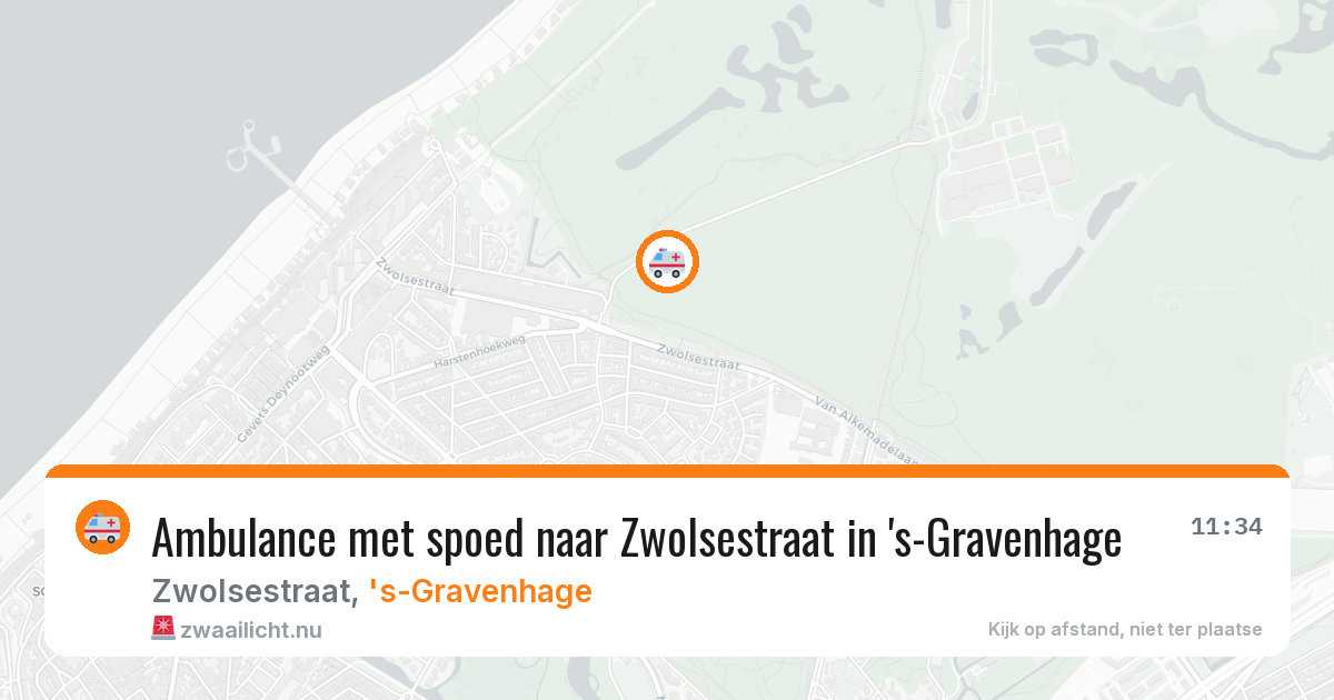 Ambulance met spoed naar Zwolsestraat in 's-Gravenhage — 30 mei 2026
