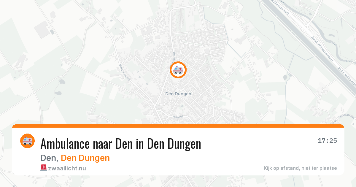 Ambulance naar Den in Den Dungen — 7 jul 2026