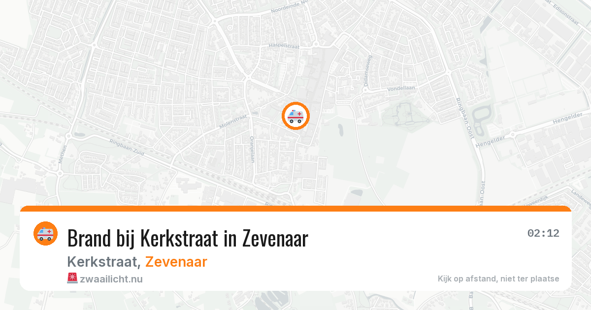 Brand bij Kerkstraat in Zevenaar — 5 mei 2026