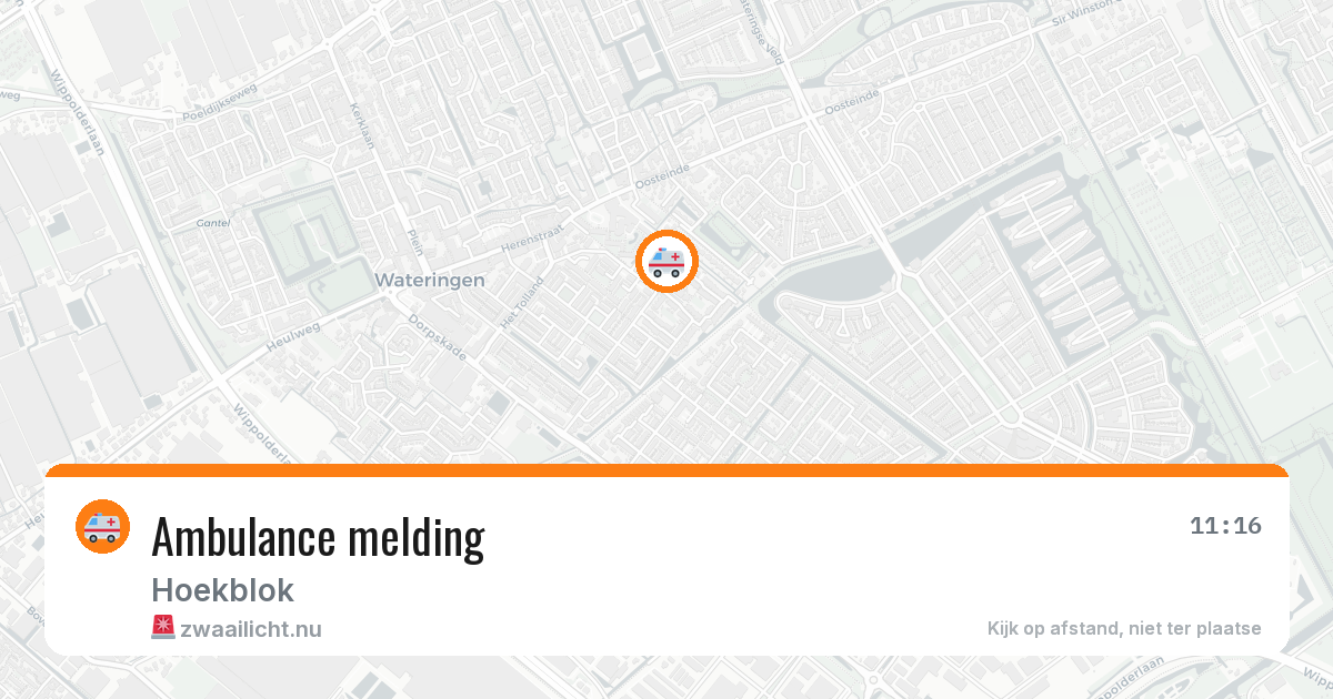 Ambulance melding — 1 mrt 2026