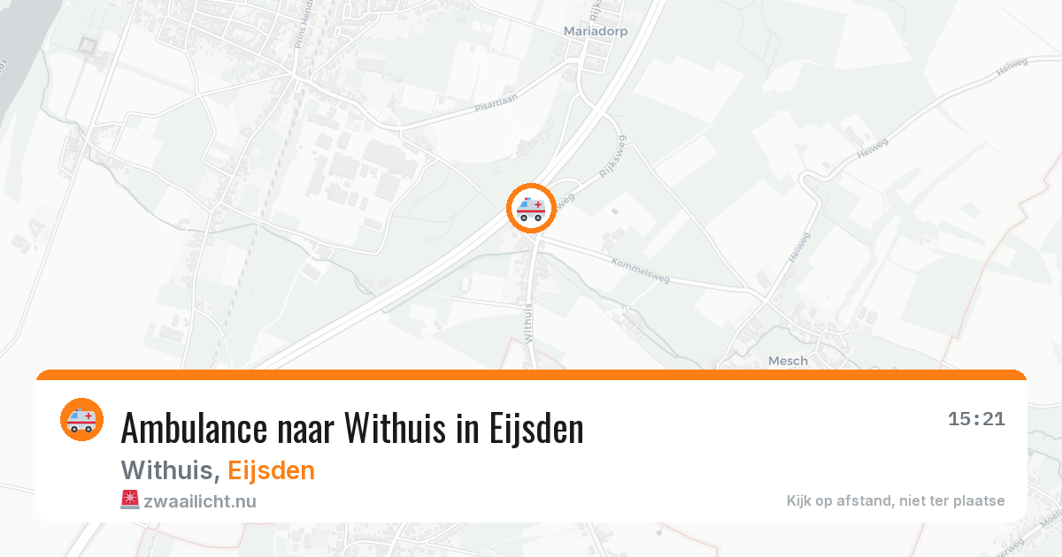 Ambulance naar Withuis in Eijsden — 2 jun 2026
