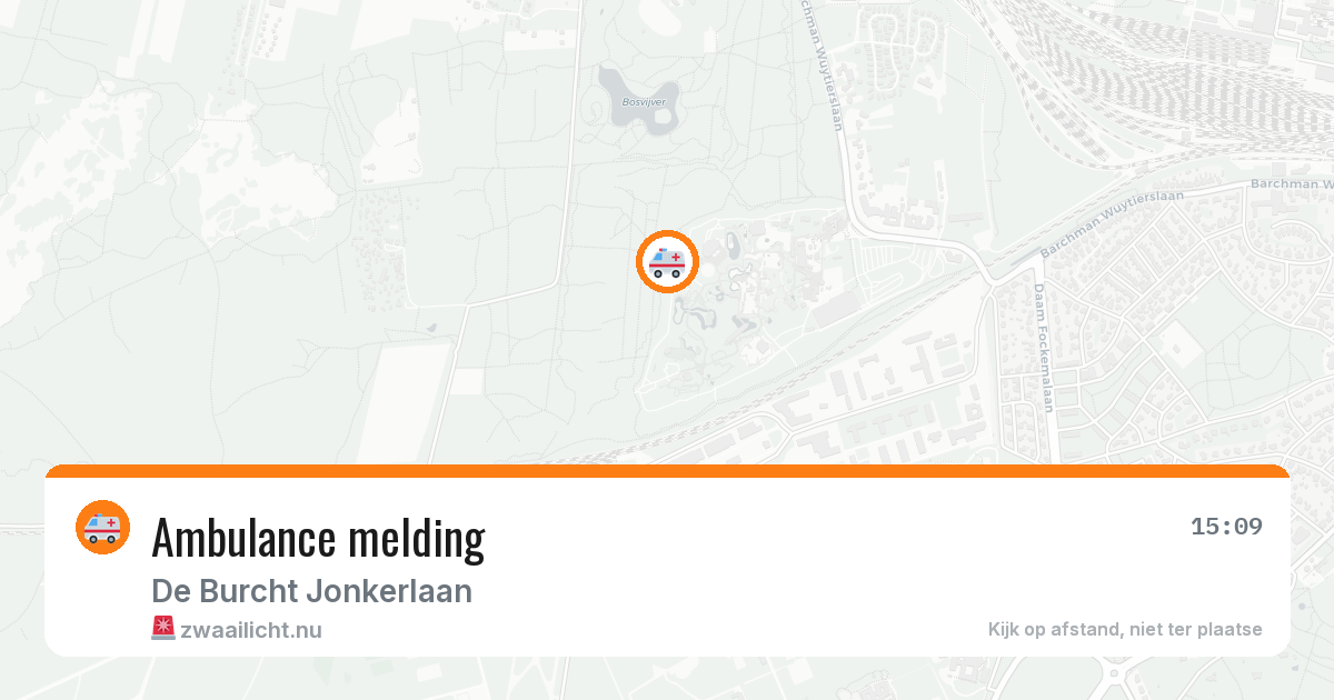 Ambulance melding — 31 jan 2026