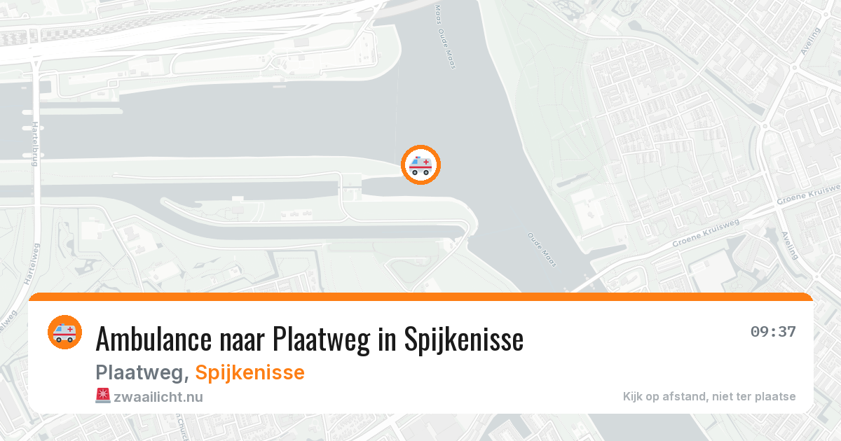 Ambulance naar Plaatweg in Spijkenisse — 12 jul 2026