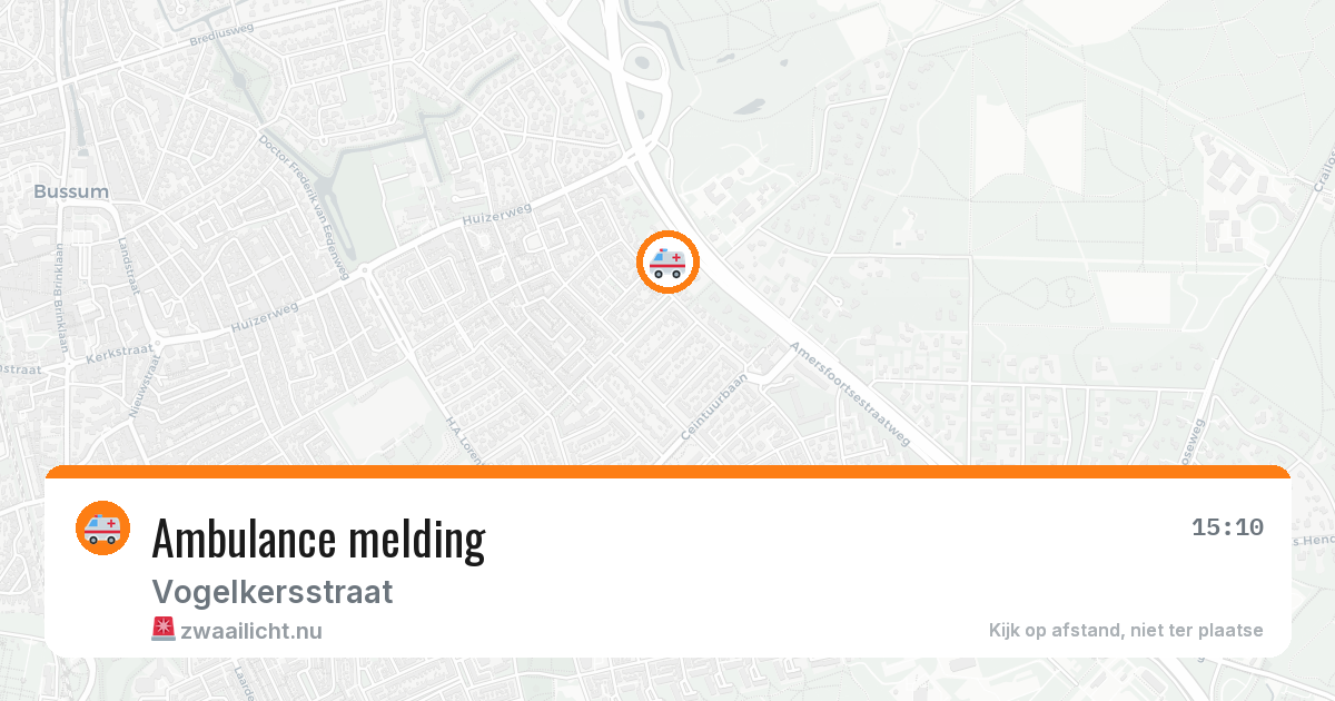 Ambulance melding — 27 mei 2026
