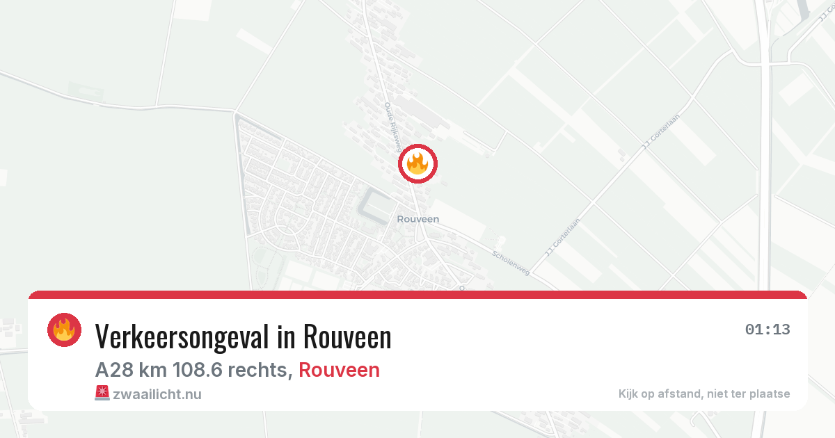 Verkeersongeval in Rouveen — 4 feb 2026
