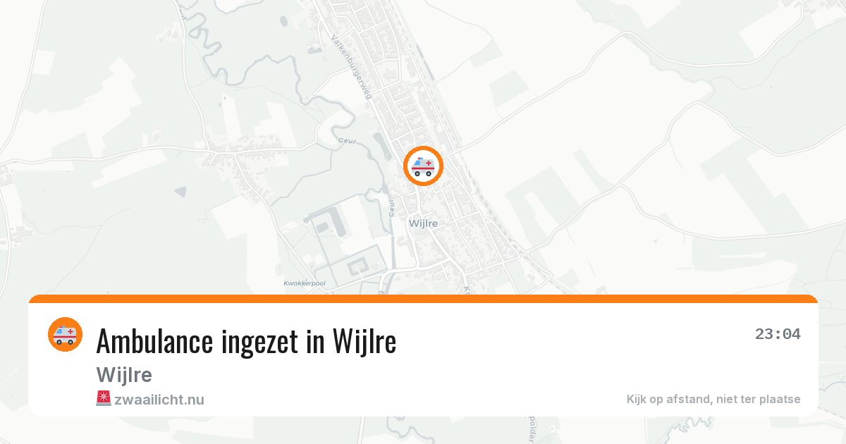 Ambulance ingezet in Wijlre — 5 jun 2026