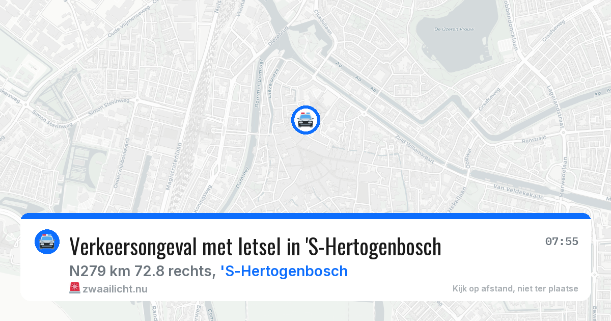 Verkeersongeval met letsel in 'S-Hertogenbosch — 19 mrt 2026