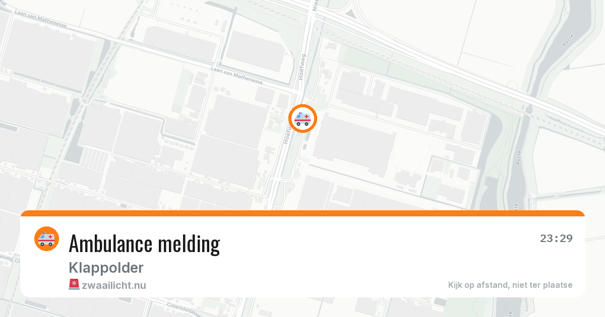 Ambulance melding — 7 mei 2026