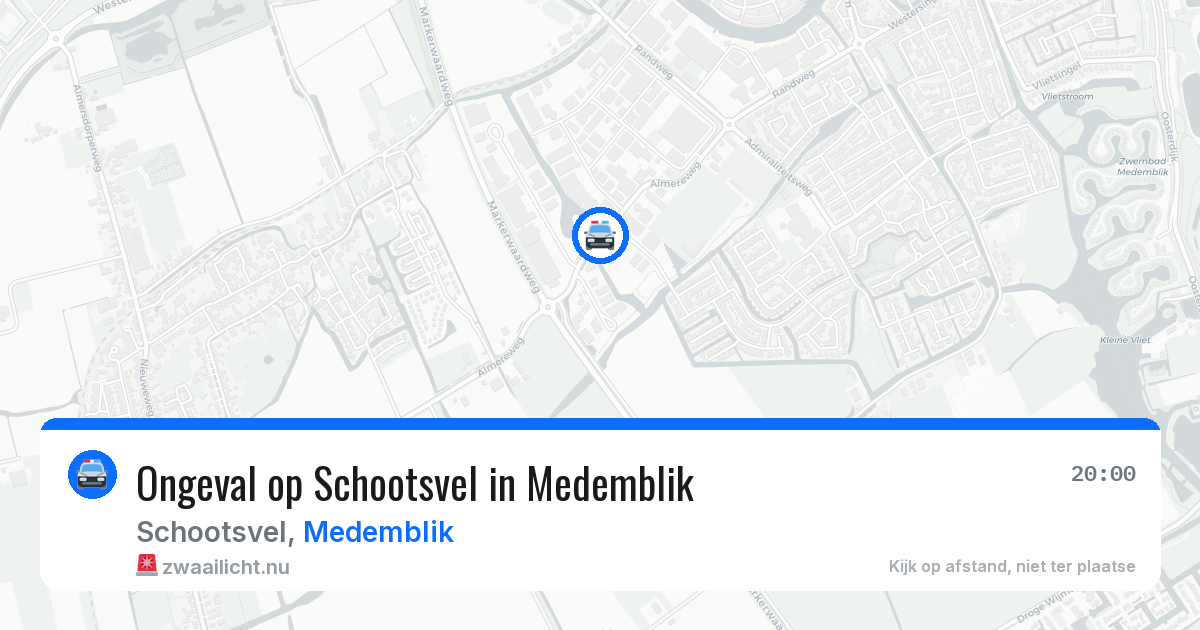 Ongeval op Schootsvel in Medemblik — 23 jul 2026