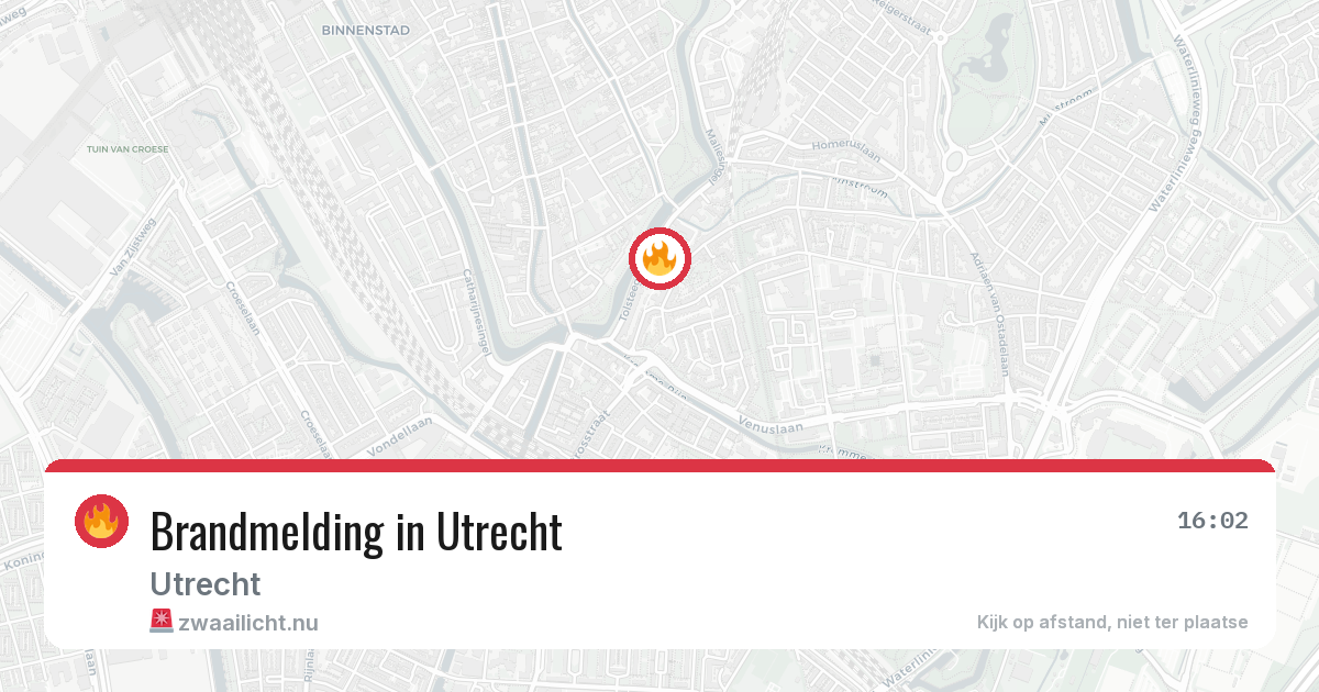 Brandmelding in Utrecht — 31 mei 2026