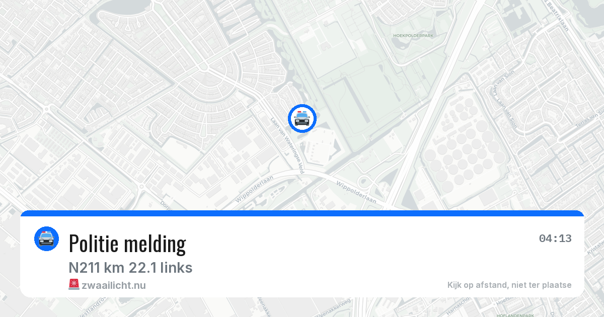 Politie melding — 13 jul 2026