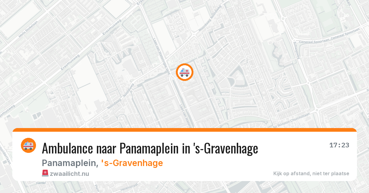Ambulance naar Panamaplein in 's-Gravenhage — 15 mei 2026