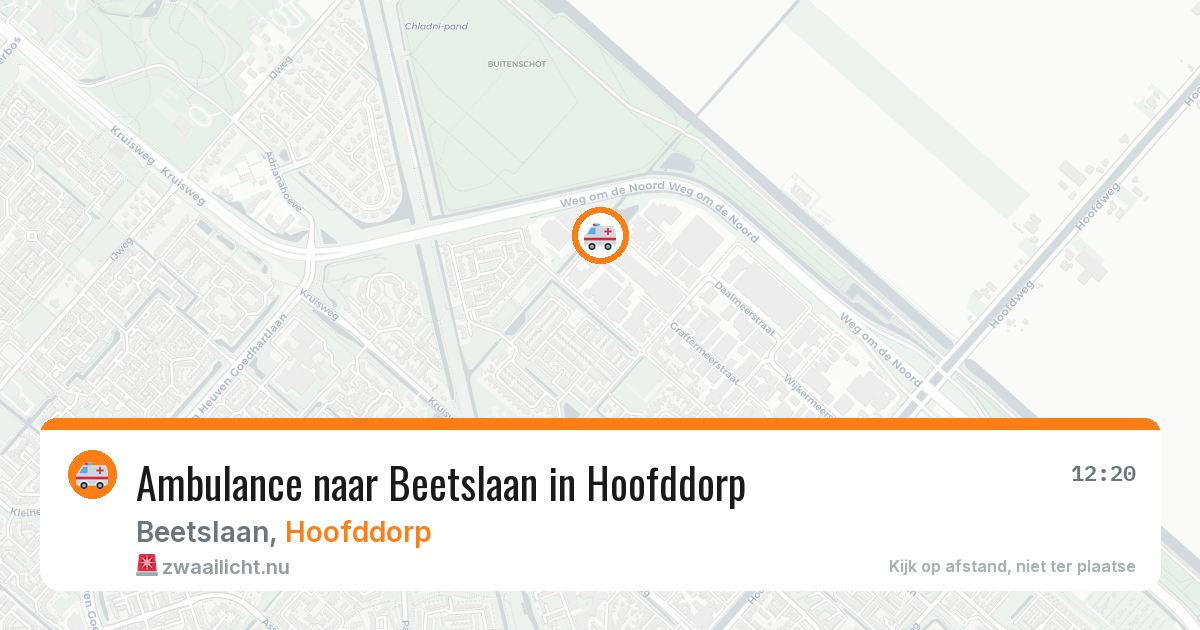 Ambulance naar Beetslaan in Hoofddorp — 5 jun 2026