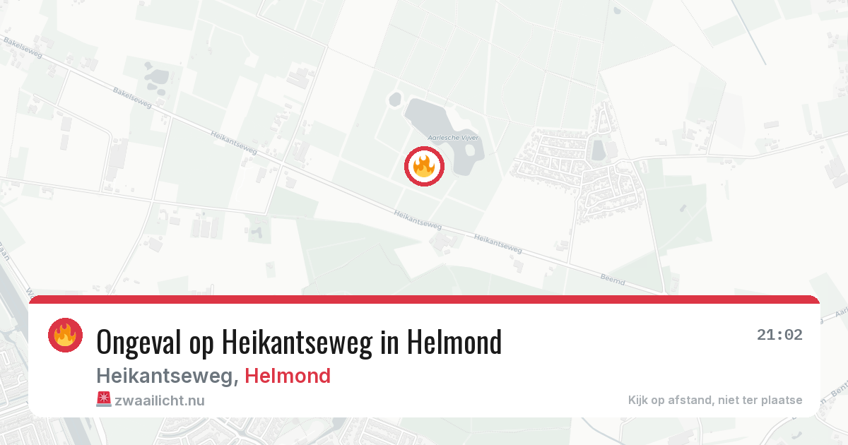 Ongeval op Heikantseweg in Helmond — 10 jul 2026